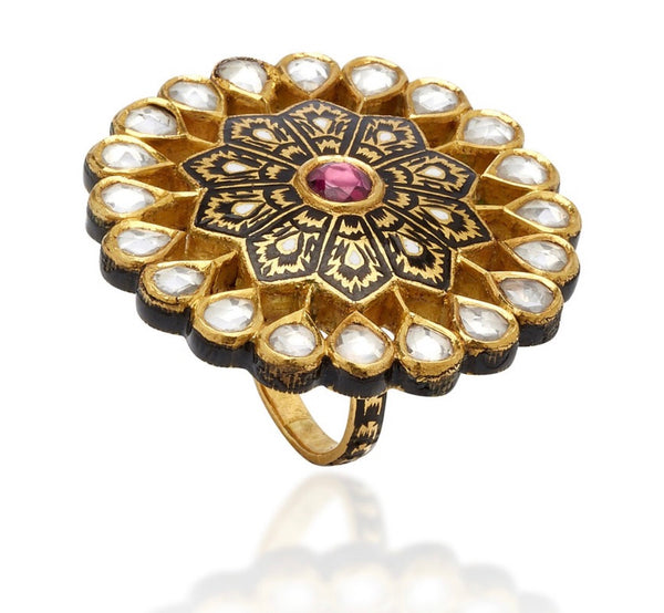 Mosaic Meena Ring