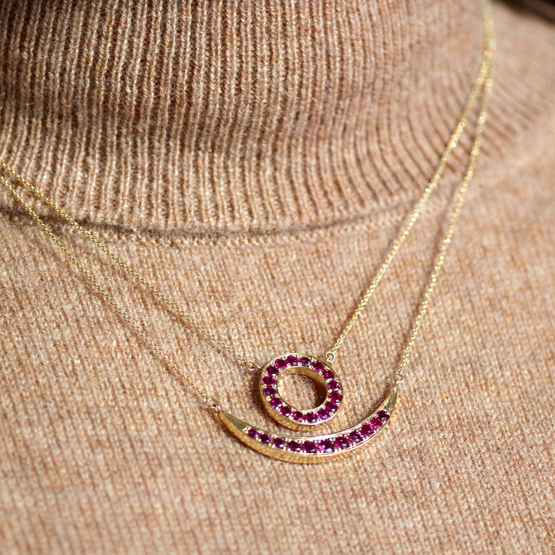 Ruby Smile Necklace