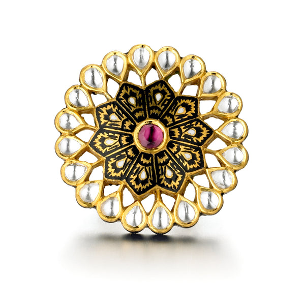 Mosaic Meena Ring